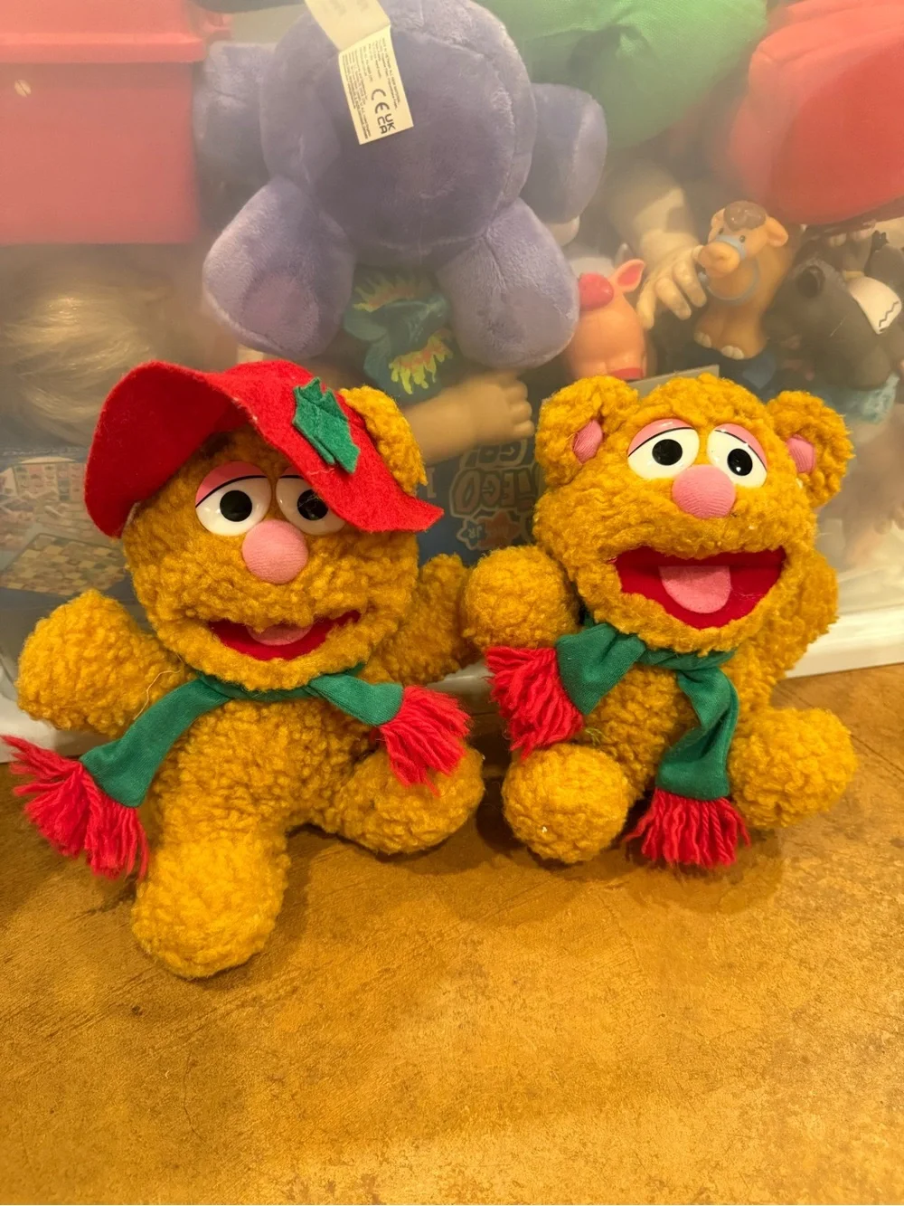 Vintage 1988 McDonald’s Baby Fozzie Bear Plush - Muppets Doll Stuffed Toy w/Hat